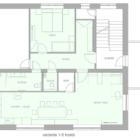 Appartement Na Lucni